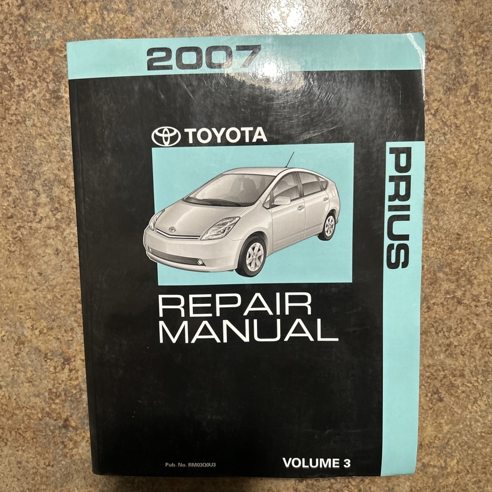 2007 Toyota Prius Shop Service Repair Manual Volume 3 Only